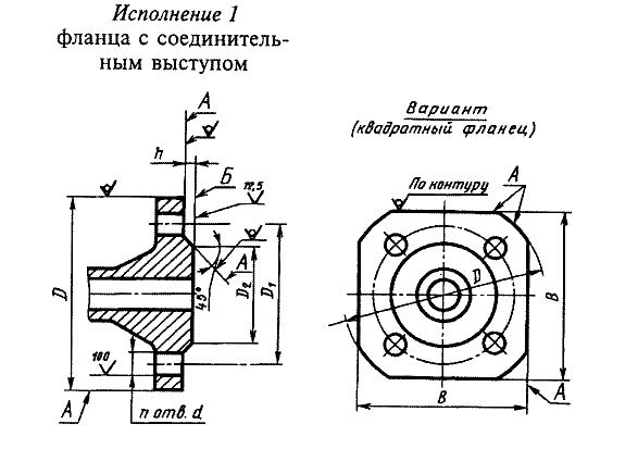 Фланцы с присоединительным выступом ГОСТ, DIN/EN c PN до 250 и ANSI/ASME до 2500, Чертеж и размеры
